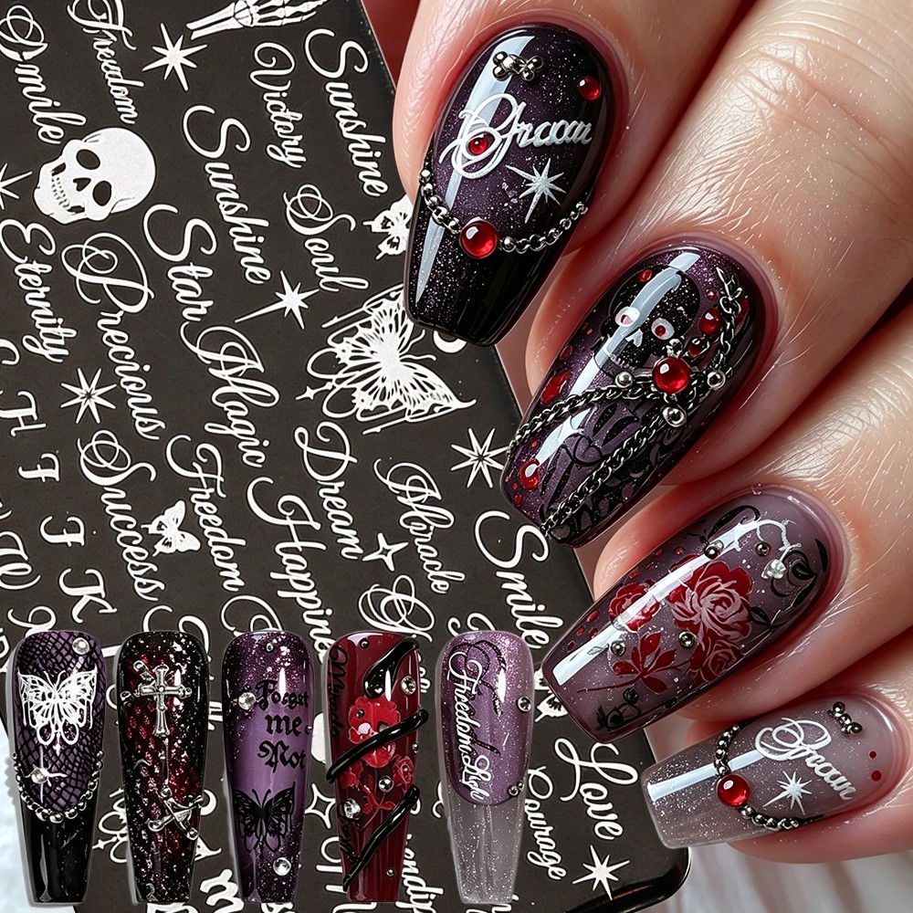 Nail Art Vintage - Placa de Estampado de Uñas 3D