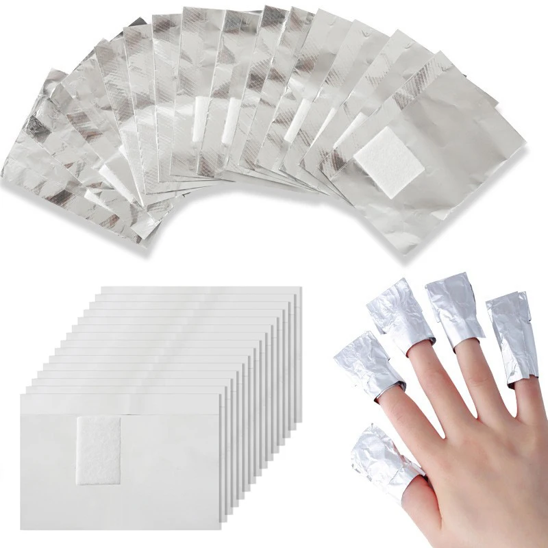Nail Foil Transfer - 100 Uds bolsa de papel de