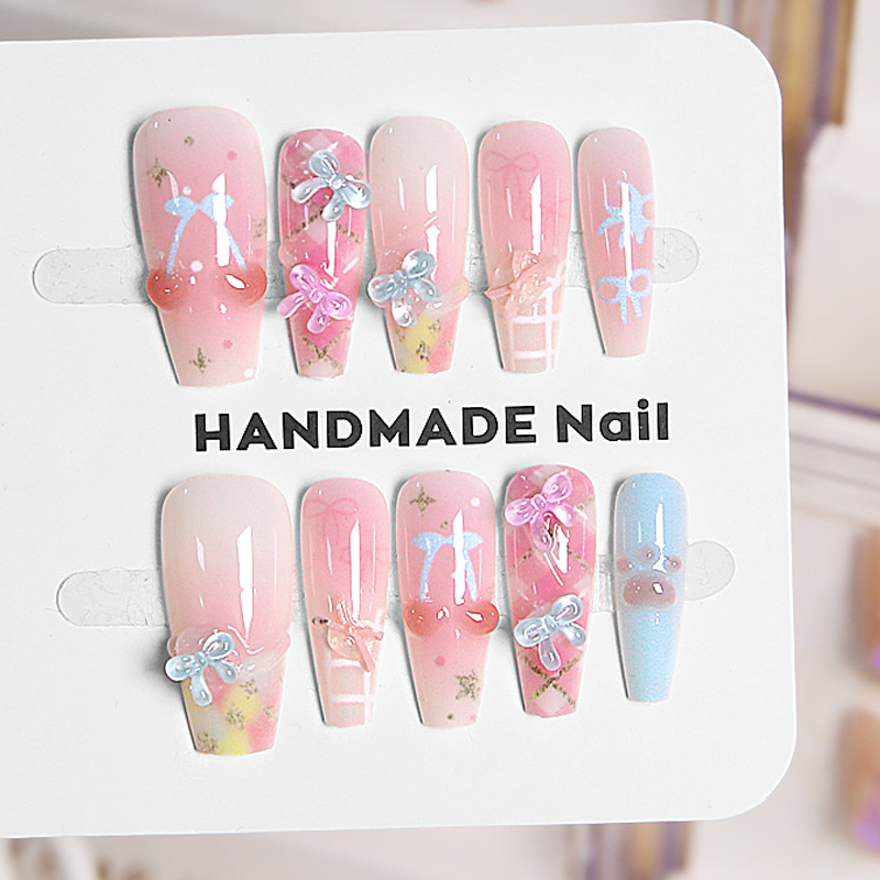 Nail Art French Nails - 10 Uds. Uñas Postizas Francesas de