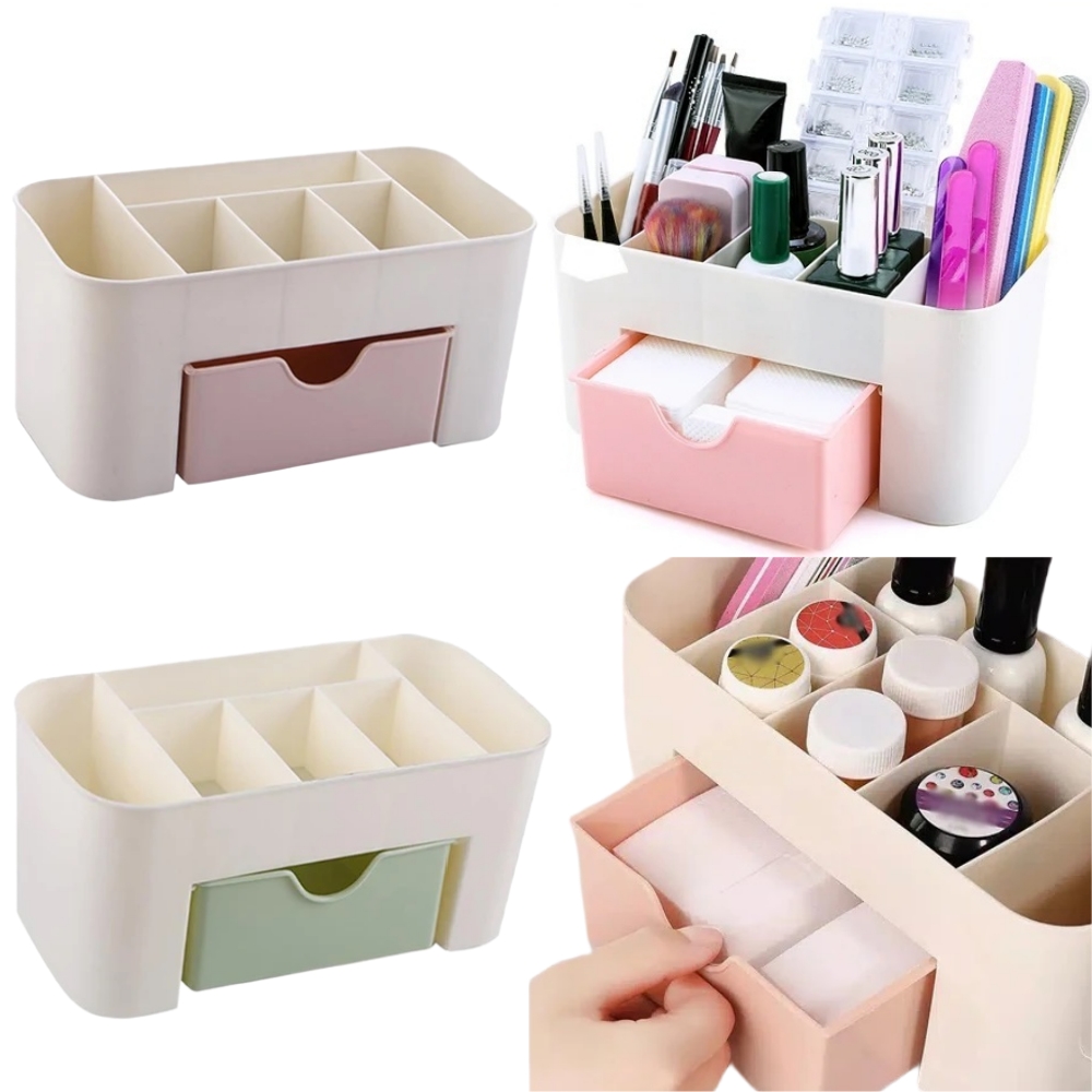Nail Art Kaki - Organizador de uñas, cajón de escritorio,