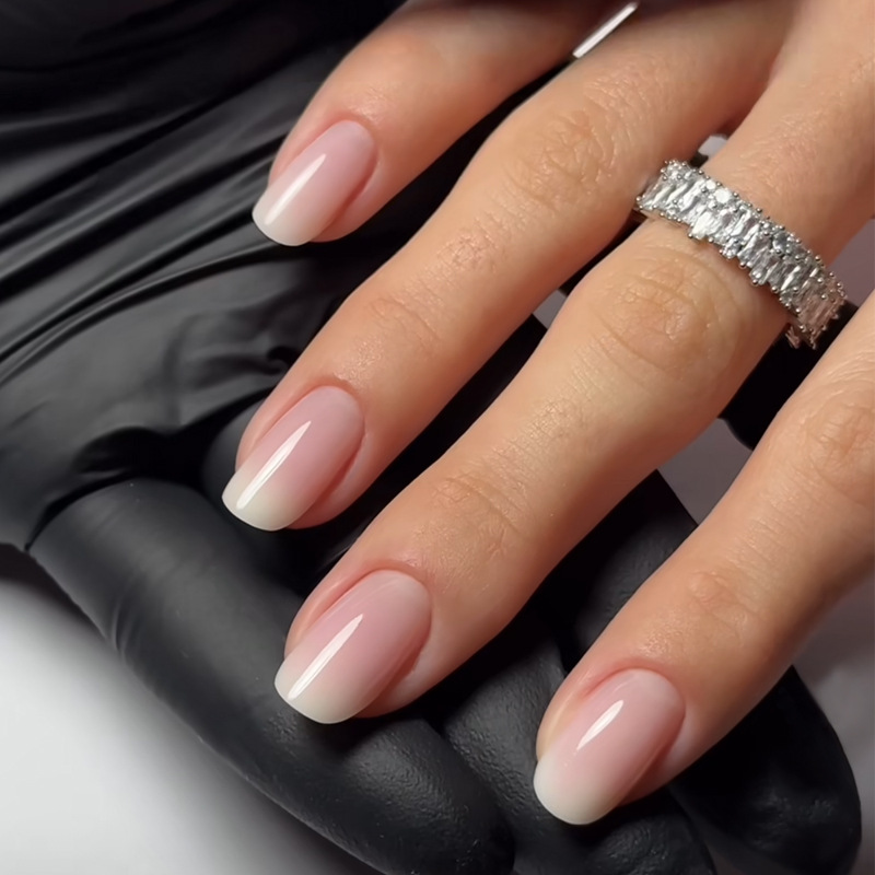 Nail Art French Nails - 24 Uds. De uñas desmontables con