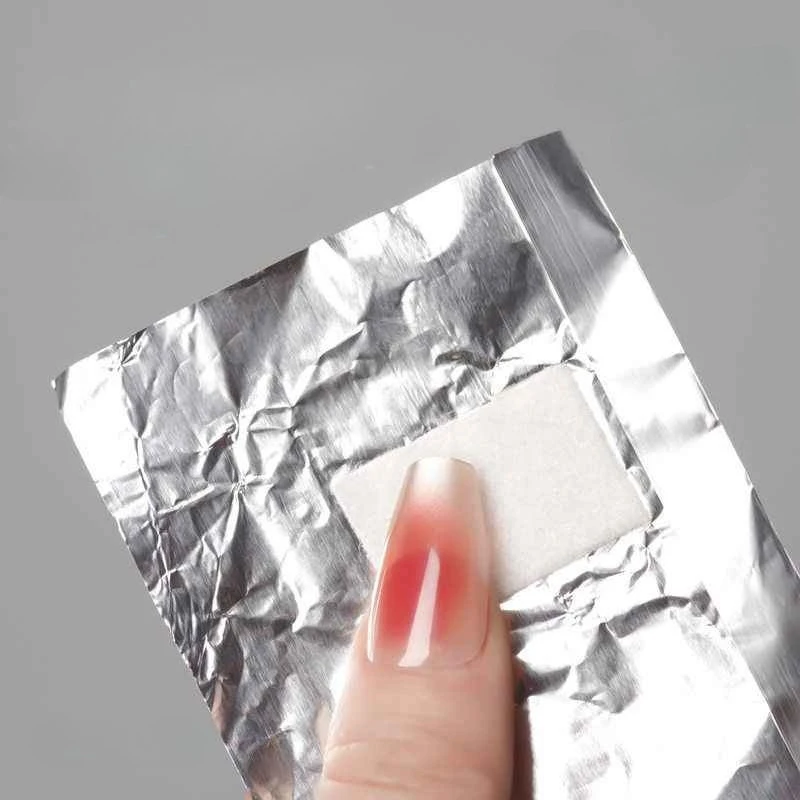 100 Uds removedor de envoltura - Nail Foil Transfer reseña y precio