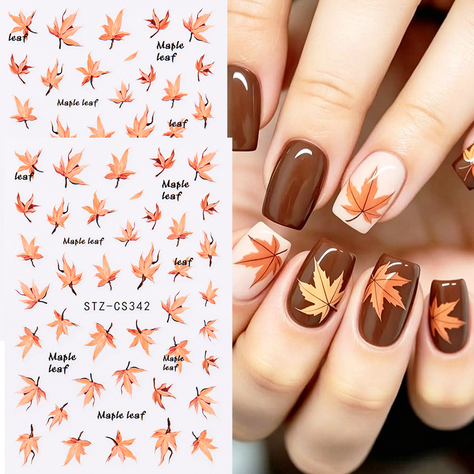 2 pegatinas de uñas con hojas  - Nail Art Full Design reseña y precio