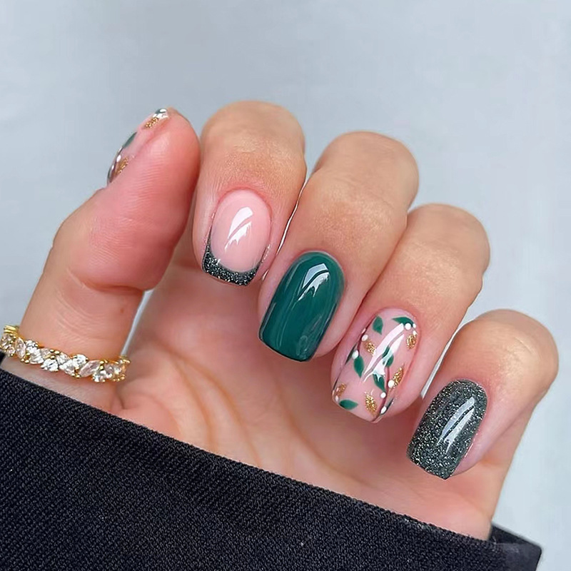 24 Uds uñas postizas reutiliza - Nail Art Full Design reseña y precio