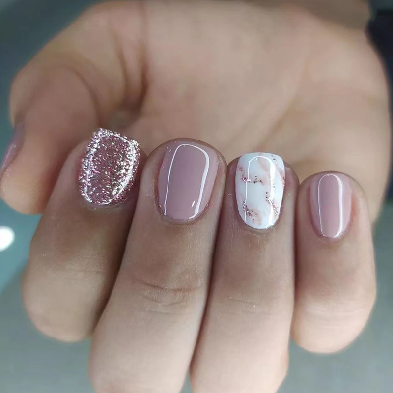 24 Uds uñas postizas reutiliza - Nail Art Full Design reseña y precio