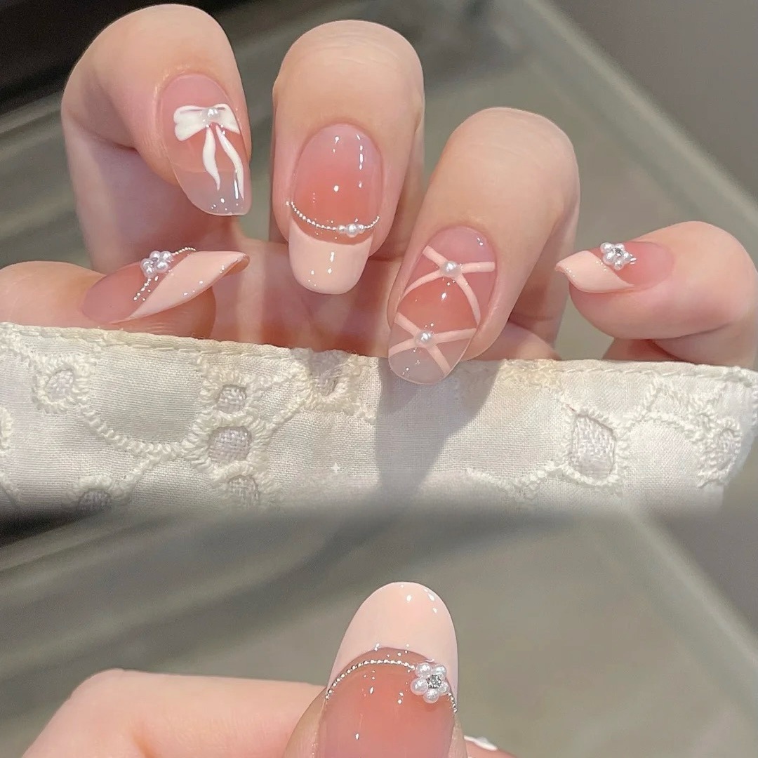 10 Uds. De manicura blanca, fr - Nail Art French Nails reseña y precio