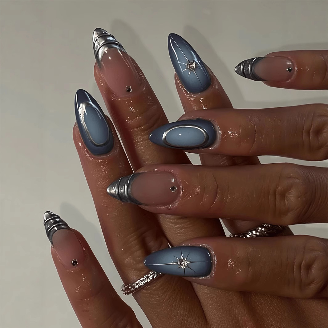 Juego de 24 Uds de uñas cortas - Nail Art French Nails reseña y precio