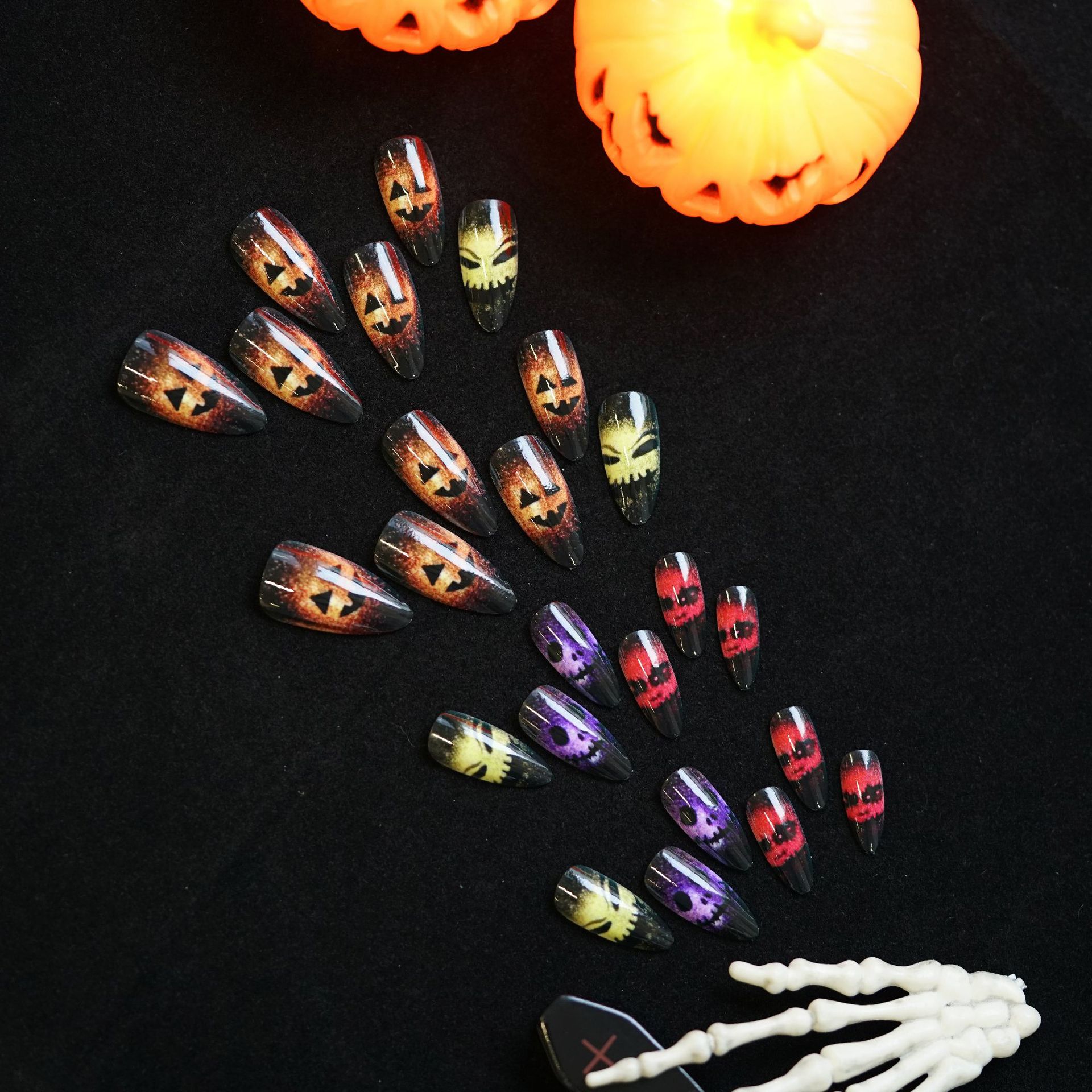 24 Uds 2025 Halloween 3D ojo d - Nail Art Cat Eye reseña y precio