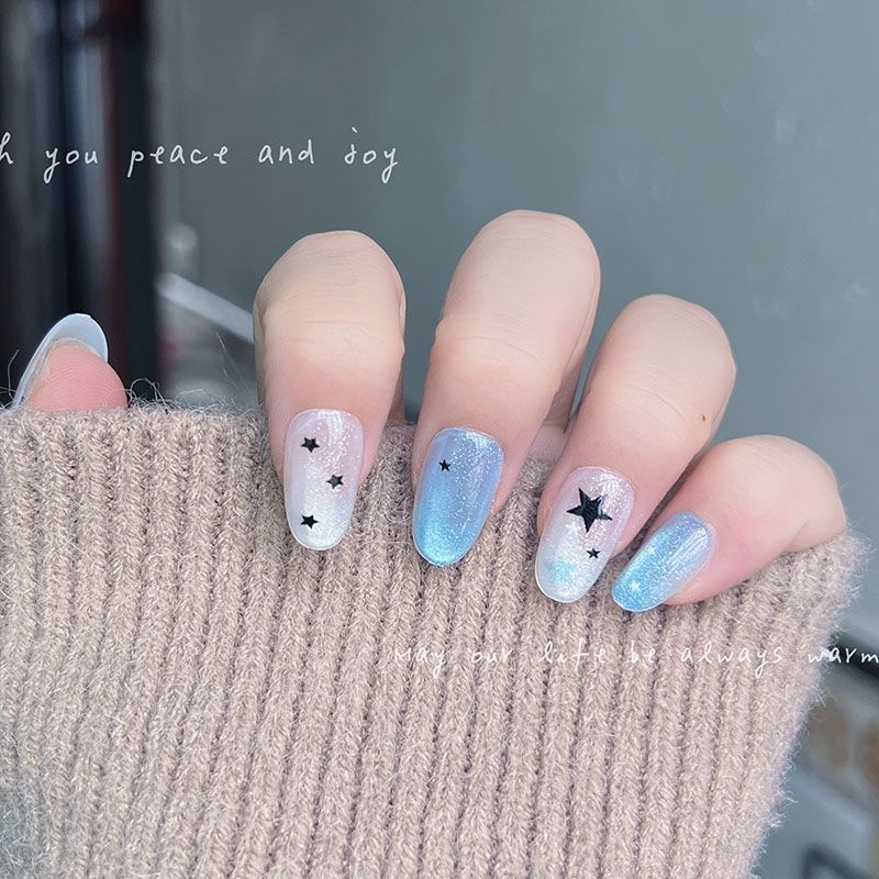 10 Uñas Postizas Cortas y Redo - Nail Art Cat Eye reseña y precio
