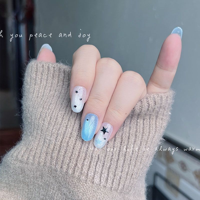 10 Uñas Postizas Cortas y Redo - Nail Art Cat Eye reseña y precio