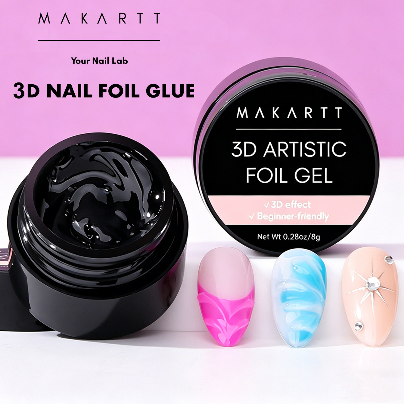 Makartt Gel 3D para Uñas 8ml,  - Uv Led Lamp Nail reseña y precio