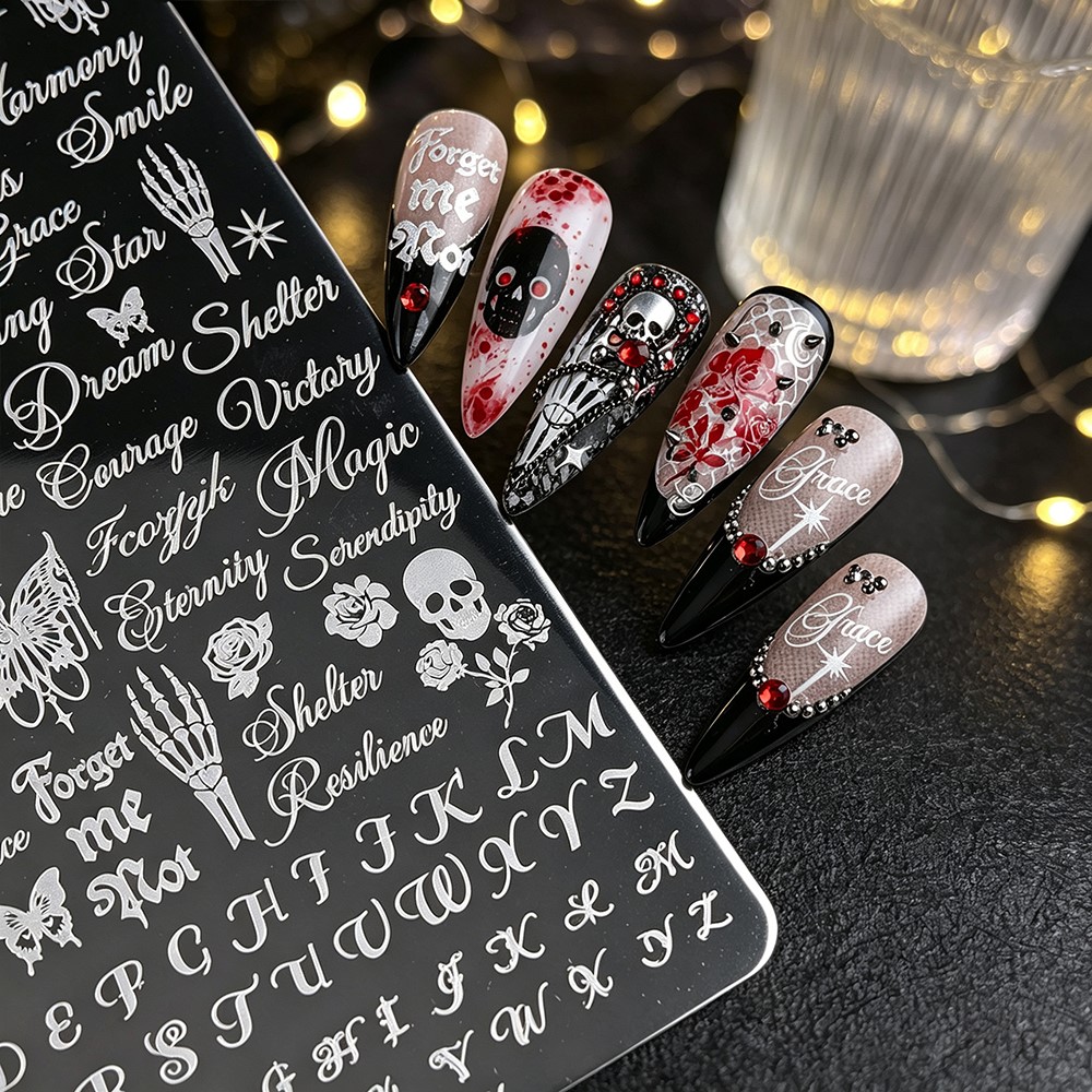 Placa de Estampado de Uñas 3D  - Nail Art Vintage reseña y precio