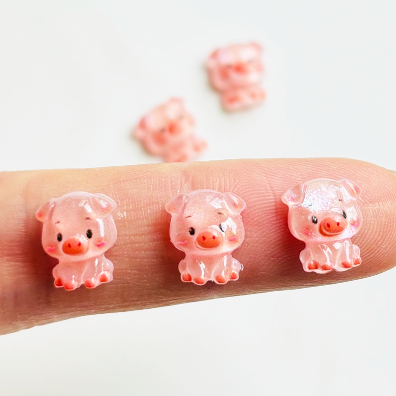 60 piezas de mini cerdos de di - Nail Art Vintage reseña y precio
