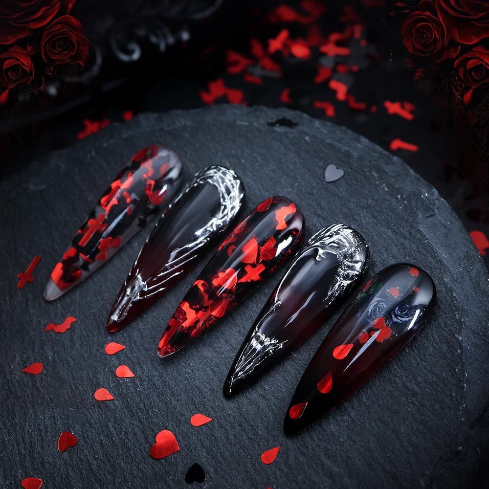 Lentejuelas para Uñas de Hallo - Nail Art Vampire reseña y precio
