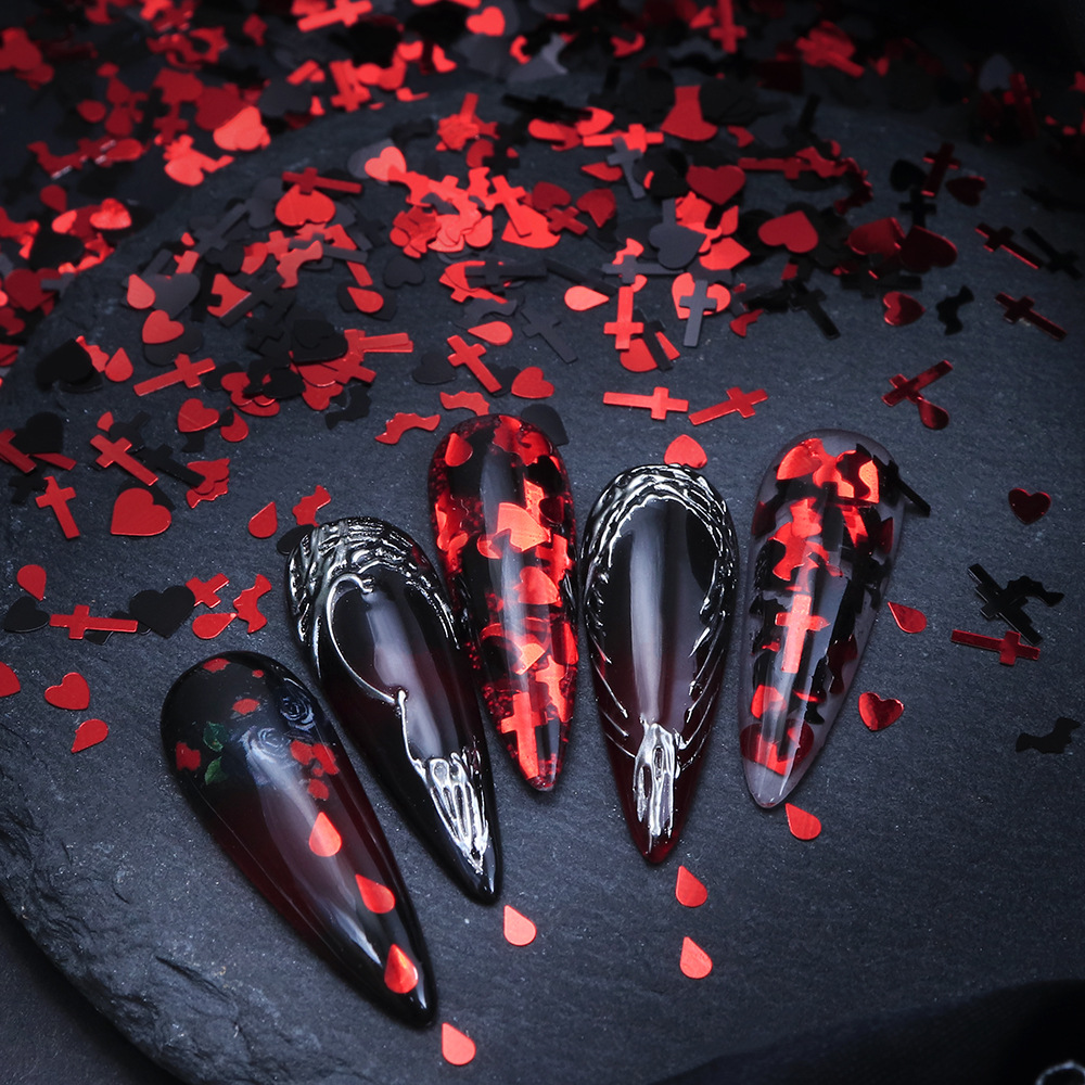 Lentejuelas para Uñas de Hallo - Nail Art Vampire reseña y precio
