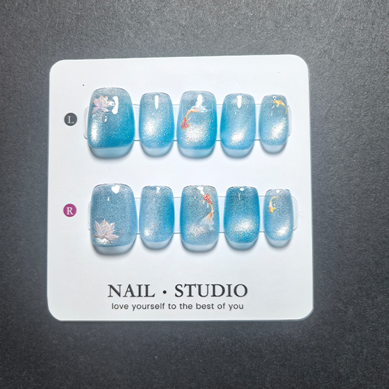 Uñas Postizas Cat Eye, 10 Piez - Nail Art Cat Eye reseña y precio