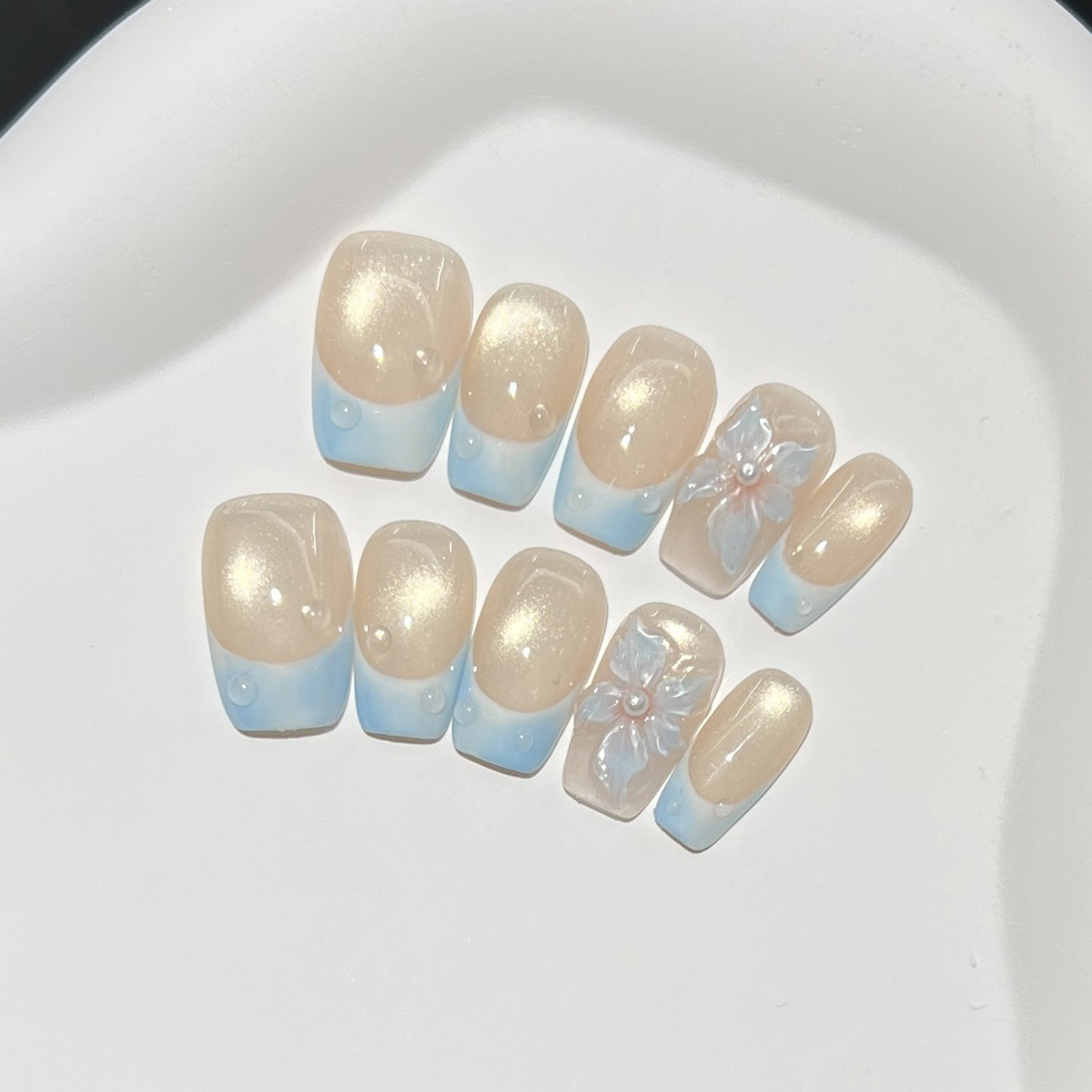 10 Uñas Postizas Francesas Azu - Nail Art French Nails reseña y precio
