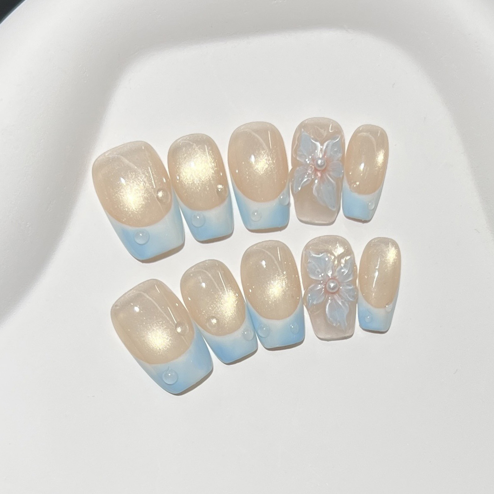 10 Uñas Postizas Francesas Azu - Nail Art French Nails reseña y precio