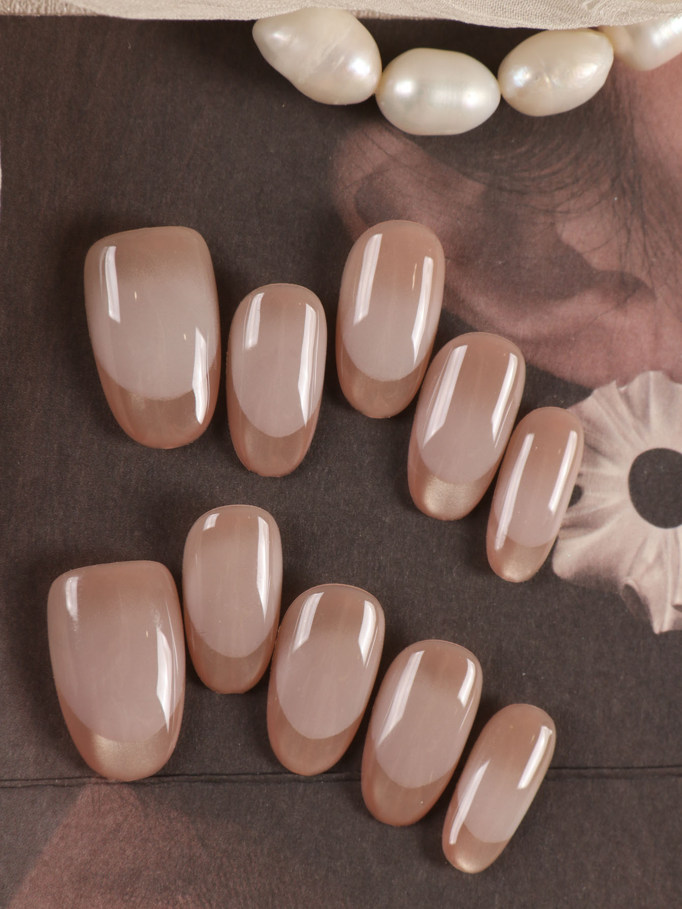 10 Uñas Postizas Cortas con Di - Nail Art French Nails reseña y precio