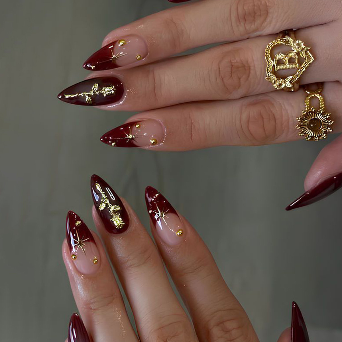 24 Uñas Postizas Largas Almend - Nail Art Full Design reseña y precio