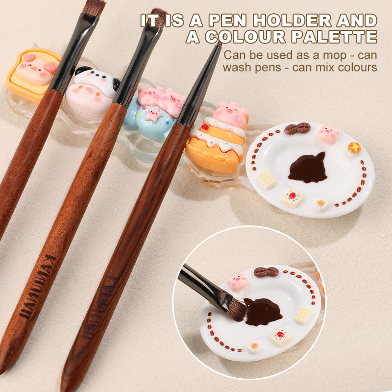 KANIU Soporte para Pinceles de - Nail Art Kaki reseña y precio