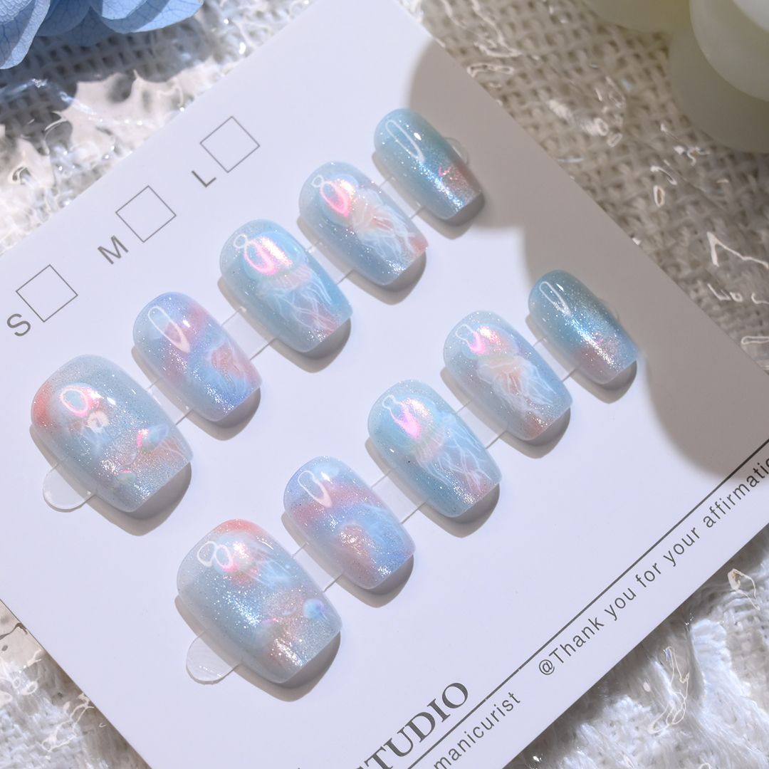 10 Uds. De medusas de cola de  - Nail Art Cat Eye reseña y precio