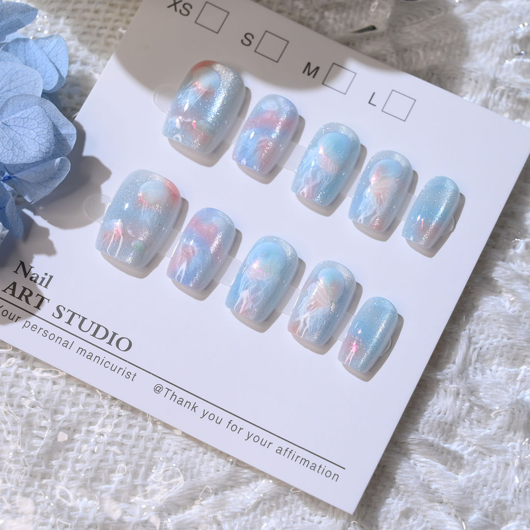 10 Uds. De medusas de cola de  - Nail Art Cat Eye reseña y precio