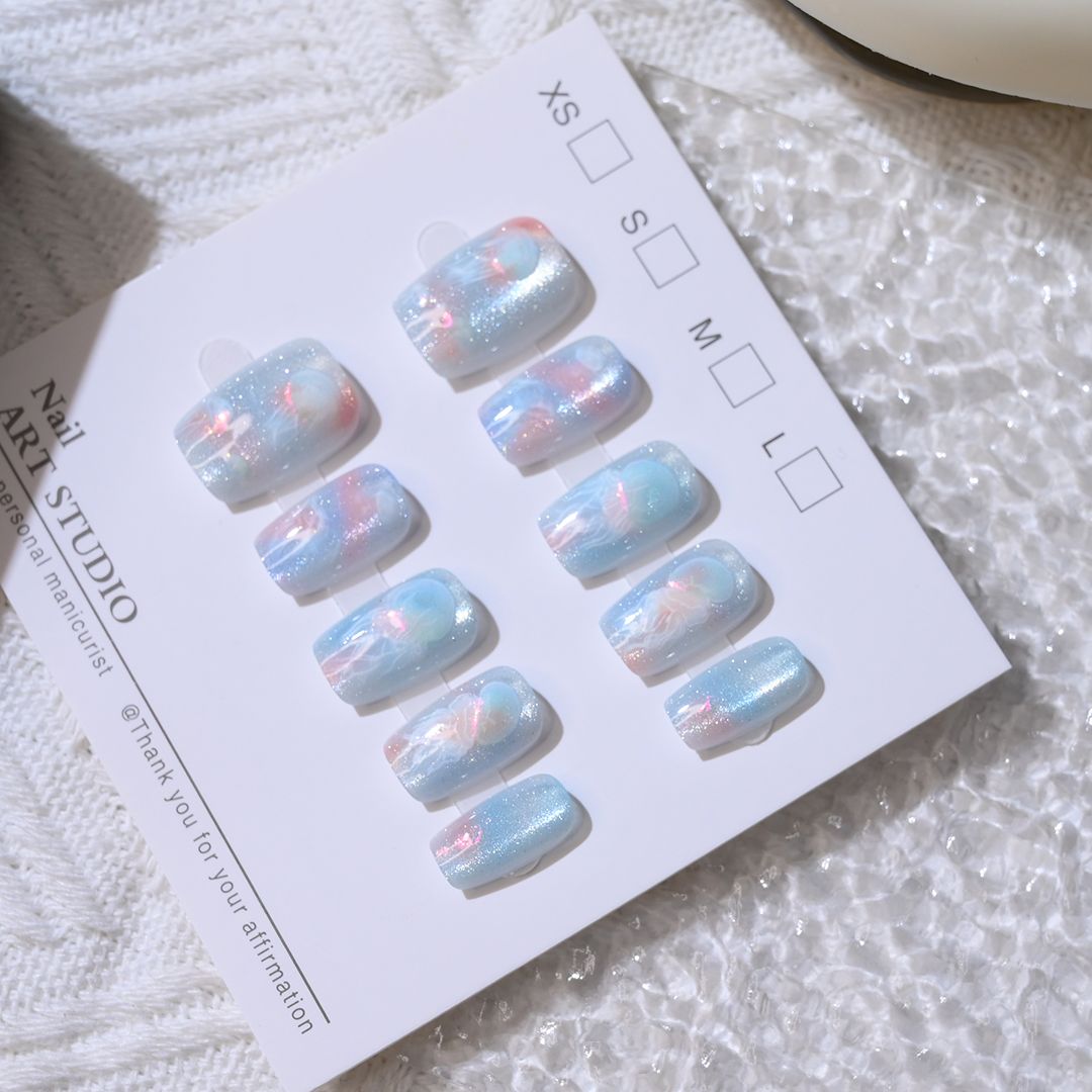 10 Uds. De medusas de cola de  - Nail Art Cat Eye reseña y precio