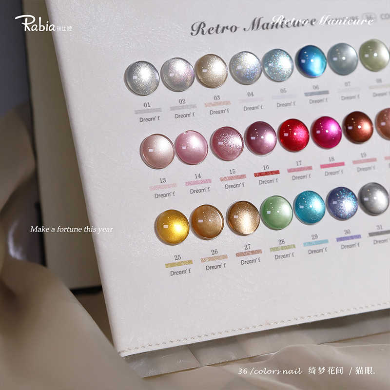 RABIA Moonlight Cat Eye, Set d - Nail Art Cat Eye reseña y precio