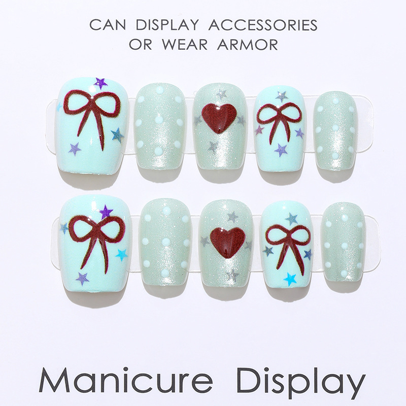 10 Uñas Postizas de Estilo Cor - Nail Art Cat Eye reseña y precio