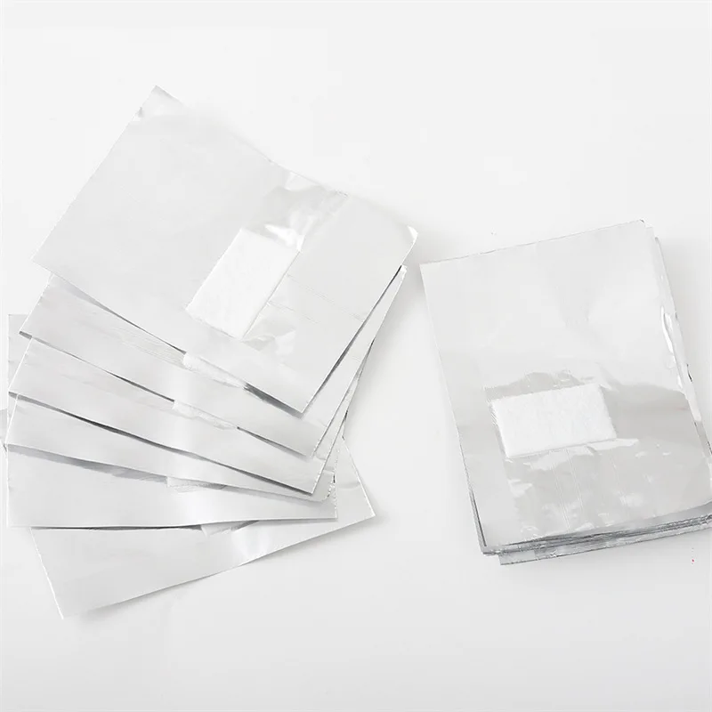 100 Uds bolsa de papel de alum - Nail Foil Transfer reseña y precio