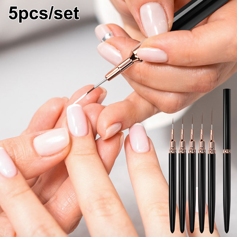 # Juego de 5 pinceles profesio - Nail Art Kaki reseña y precio