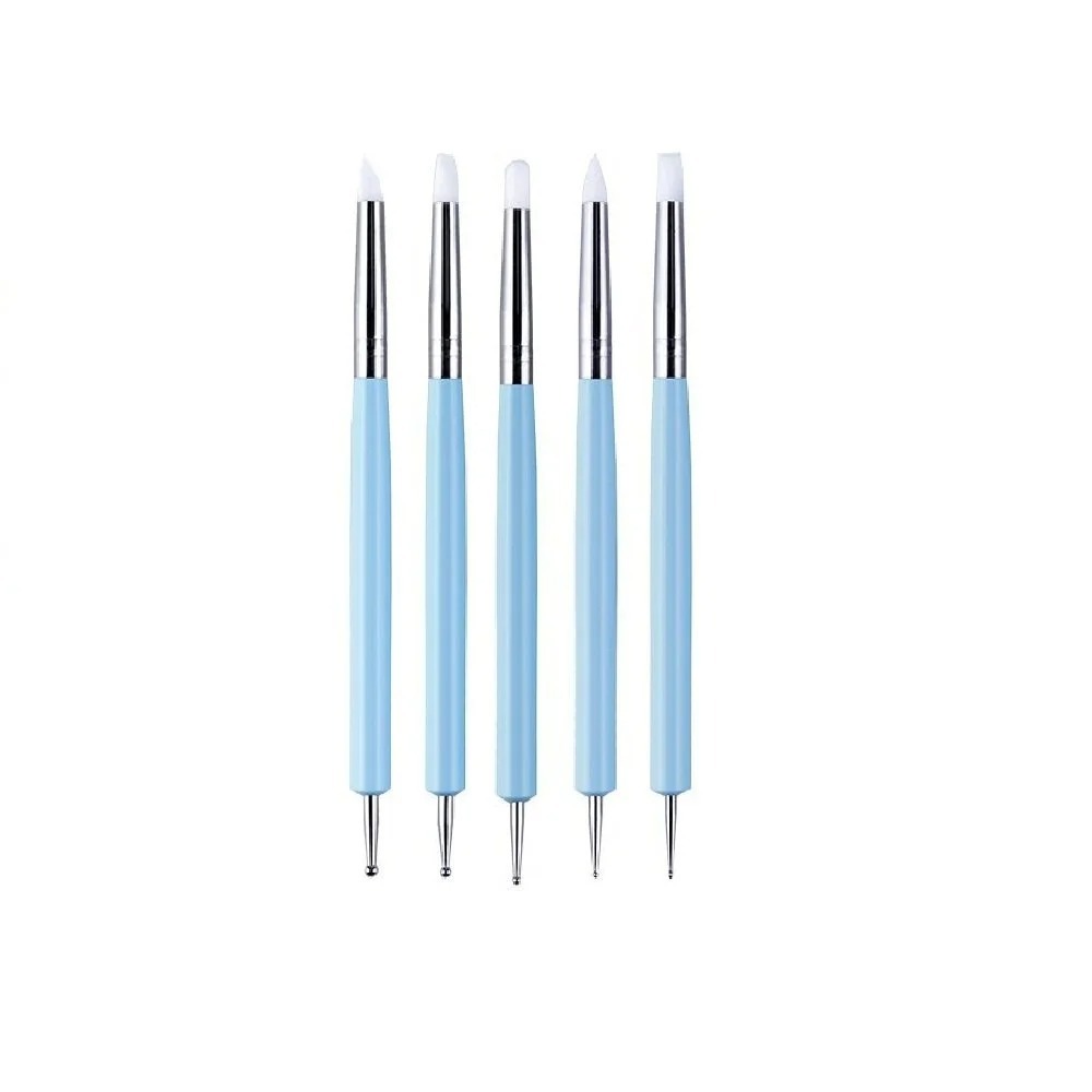 Juego de 5 Herramientas de Sil - Nail Art Kaki reseña y precio