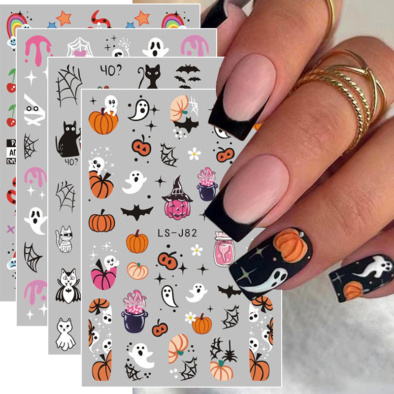 4 pegatinas góticas 3D para uñ - Nail Art Vampire reseña y precio