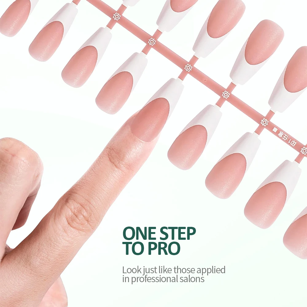NAILPOP 150 Uds. De ataúd cort - Nail Art French Nails reseña y precio