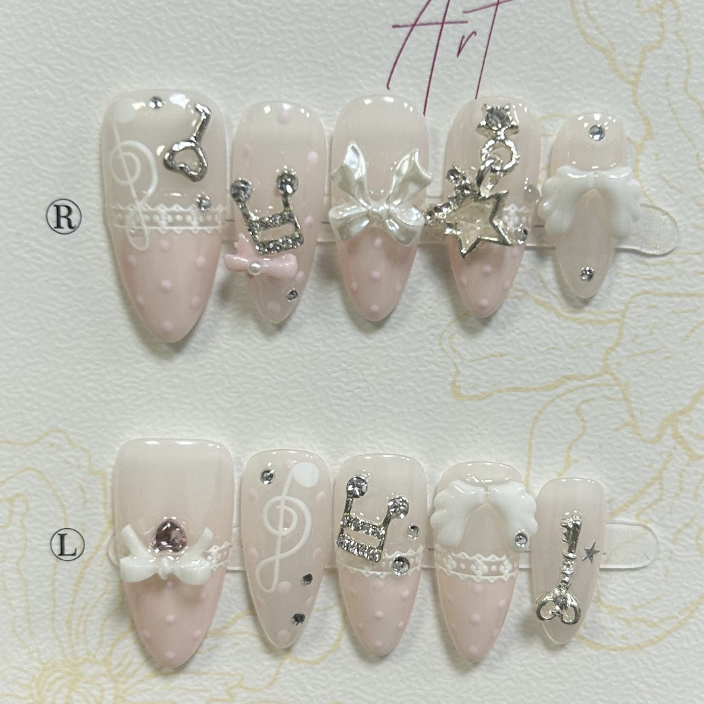 10 piezas Retro lindo 3D alas  - Nail Art French Nails reseña y precio