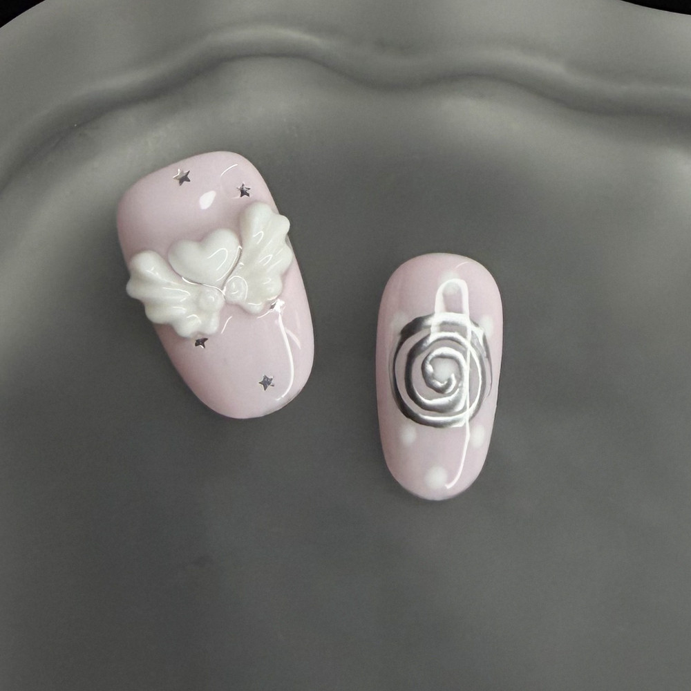 Uñas postizas coreanas vintage - Nail Art Vintage reseña y precio