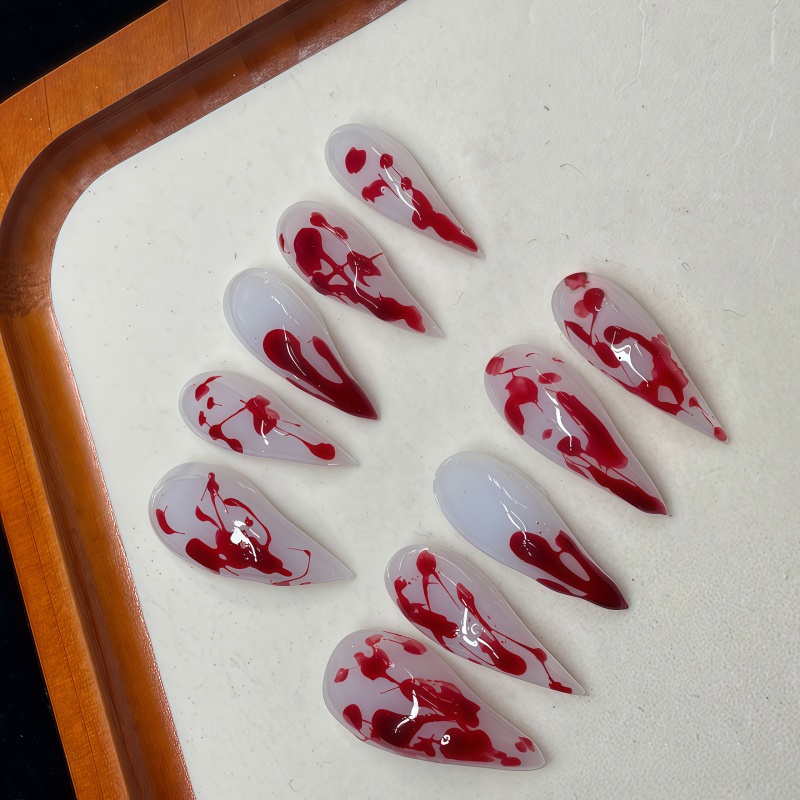 10 Uñas Postizas Stiletto Hech - Nail Art Vampire reseña y precio