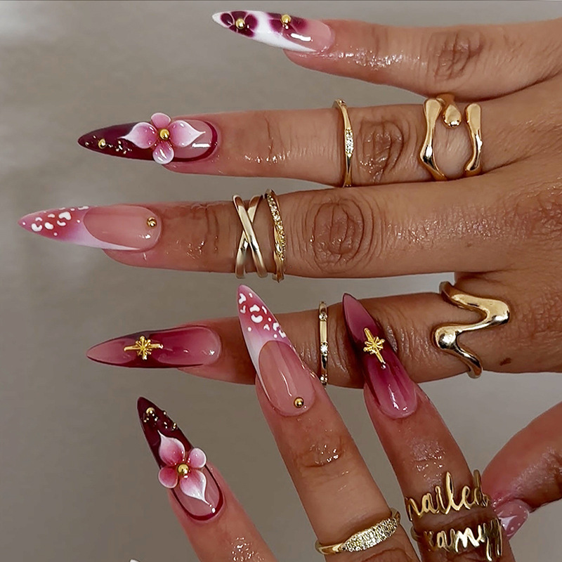 24 Uñas Postizas Francesas Col - Nail Art Full Design reseña y precio
