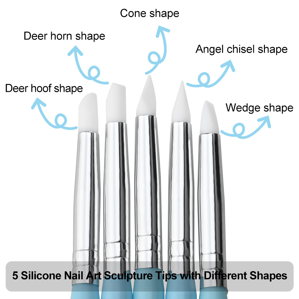 Juego de 1/3/5/6 pinceles para - Nail Art Kaki reseña y precio