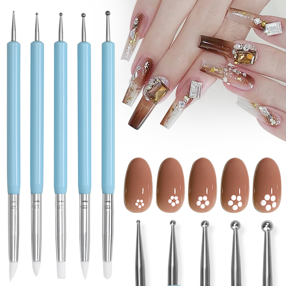 Juego de 1/3/5/6 pinceles para - Nail Art Kaki reseña y precio