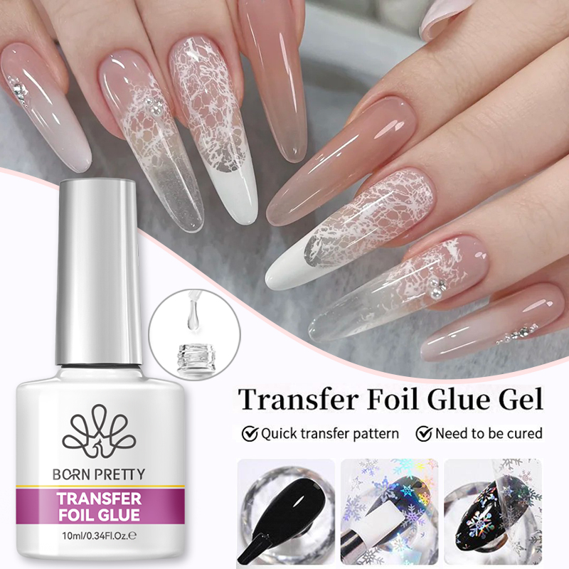 BORN PRETTY Gel Adhesivo para  - Nail Foil Transfer reseña y precio