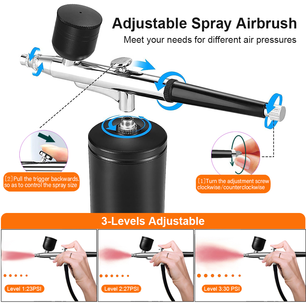 Aerógrafo para uñas con compre - Nail Art Kaki reseña y precio